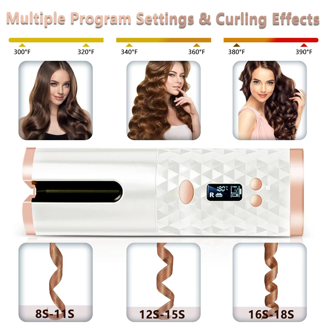 Automatic Cordless Hair Curler