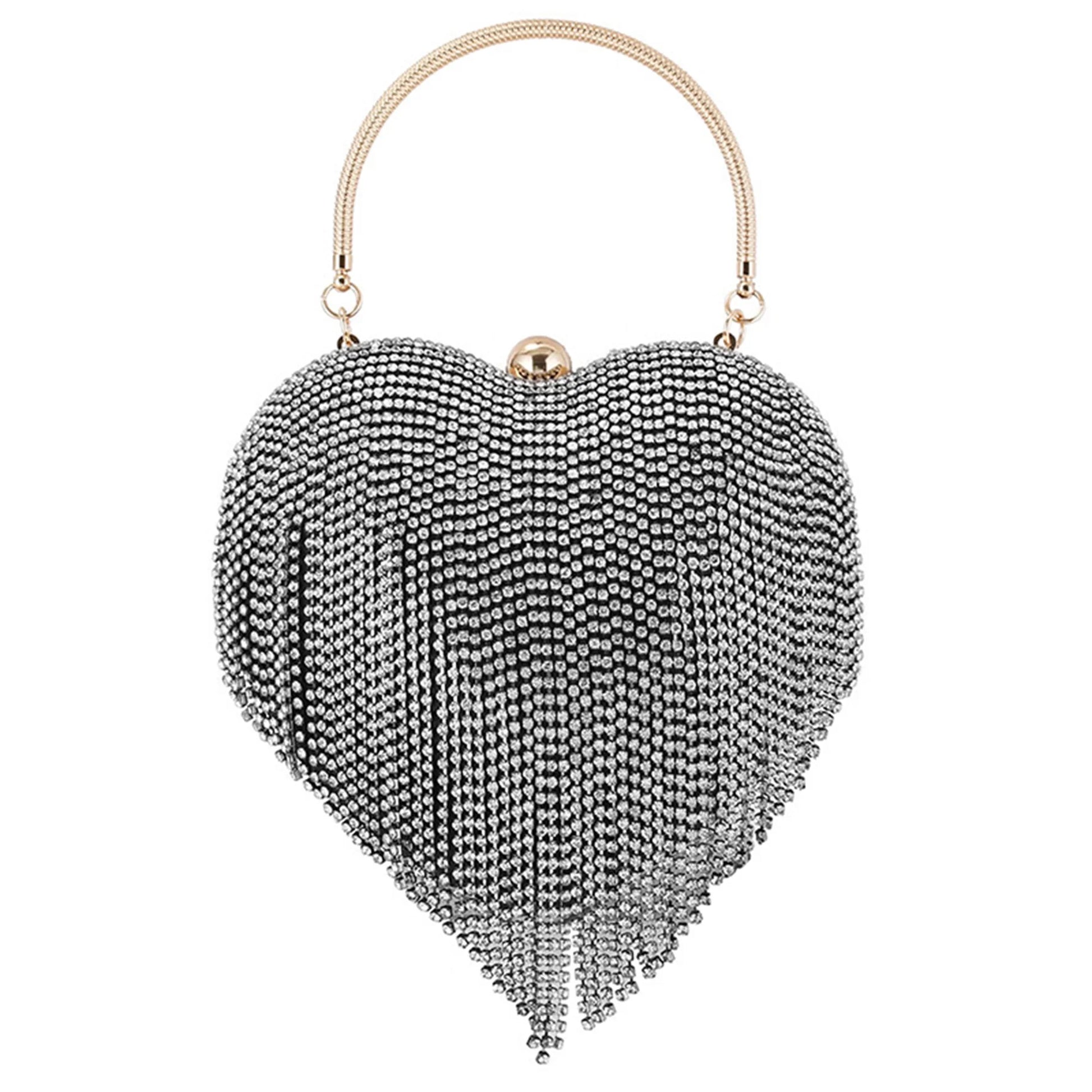 Crystal Tassel Clutch Purse