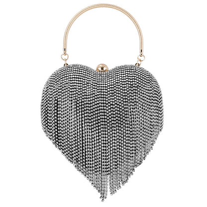 Crystal Tassel Clutch Purse
