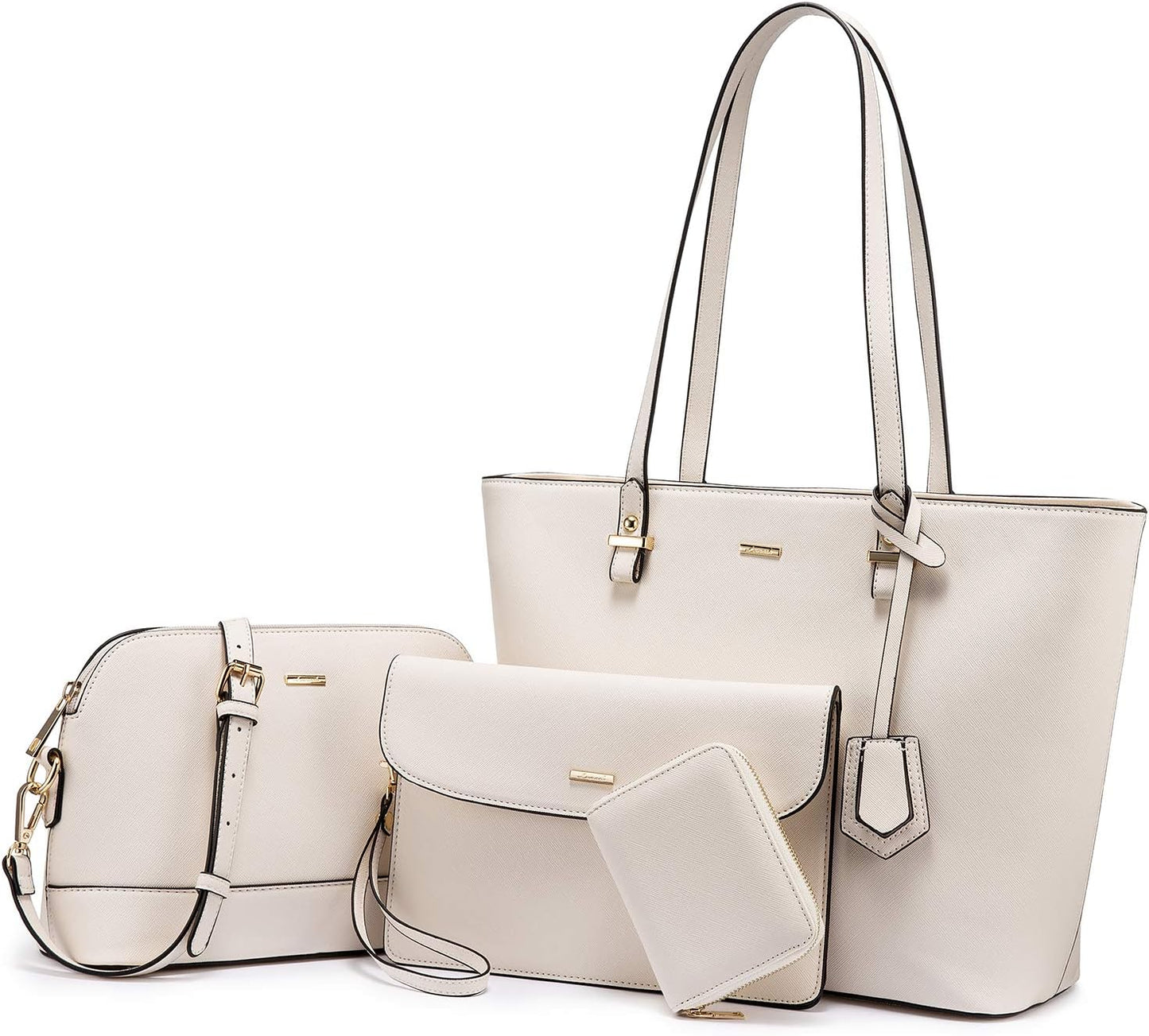 Tote Satchel Hobo 3Pcs Purse Set